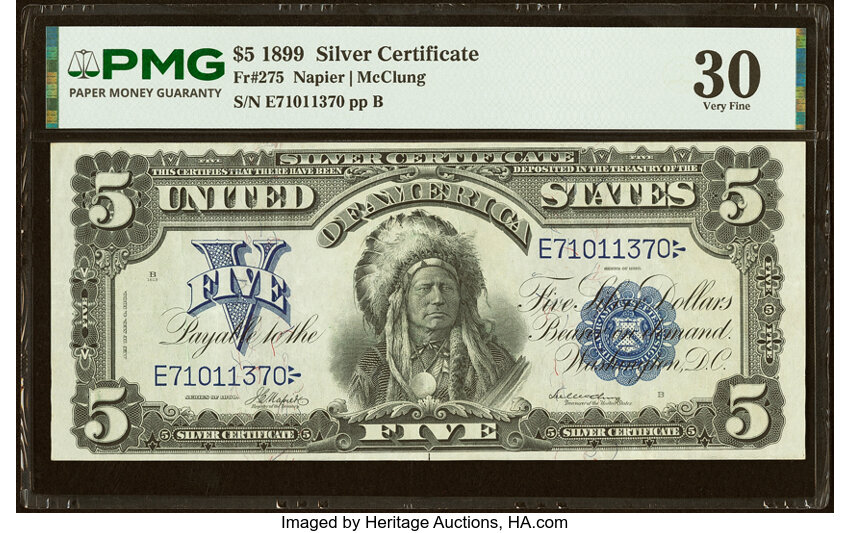 1899 $5  (Fr. 275) thumbnail 4