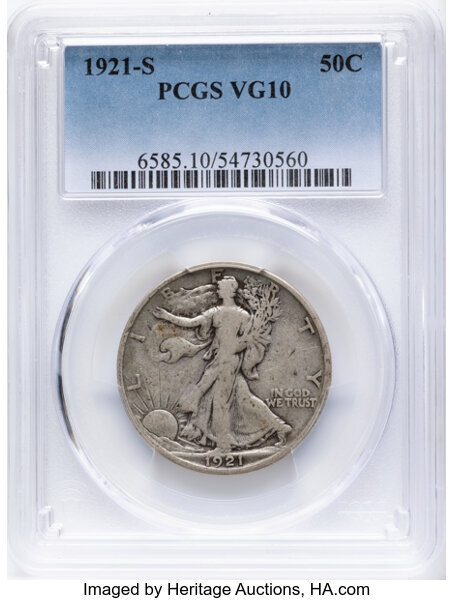 1921-S 50c MS thumbnail 4