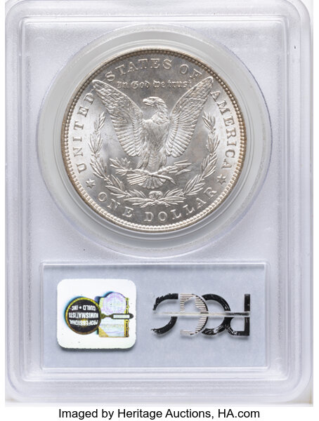 1882 $1 MS63 CAC thumbnail 4