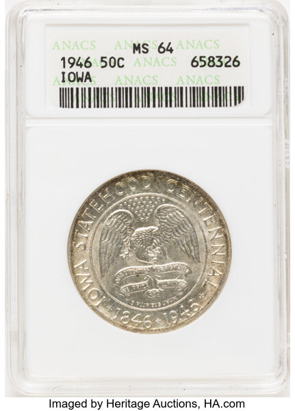 1946 50c Iowa MS thumbnail 4
