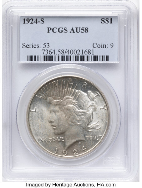 1924-S $1  Doubled Reverse, VAM-6 MS thumbnail 8