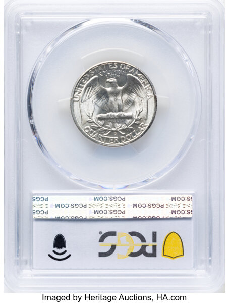 1940-D 25c Doubled Die Obverse, FS-101 MS thumbnail 2
