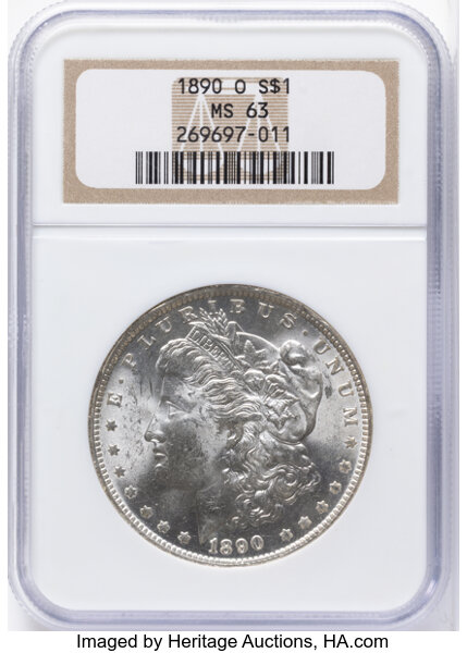 1890-O $1  Die Cud AMERICA, VAM-4D MS thumbnail 15