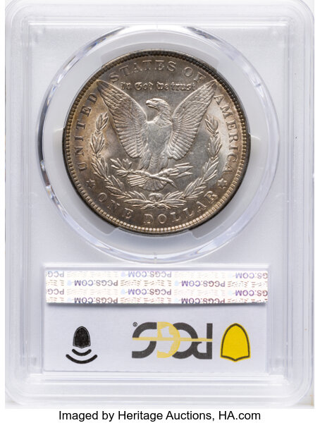 1891 $1 MS61 CAC thumbnail 2