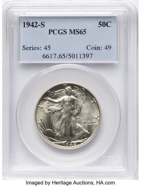 1942-S 50c MS thumbnail 3