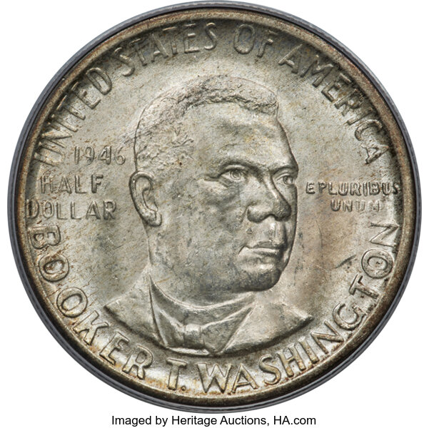 1946-D 50c Booker T. Washington MS thumbnail 4