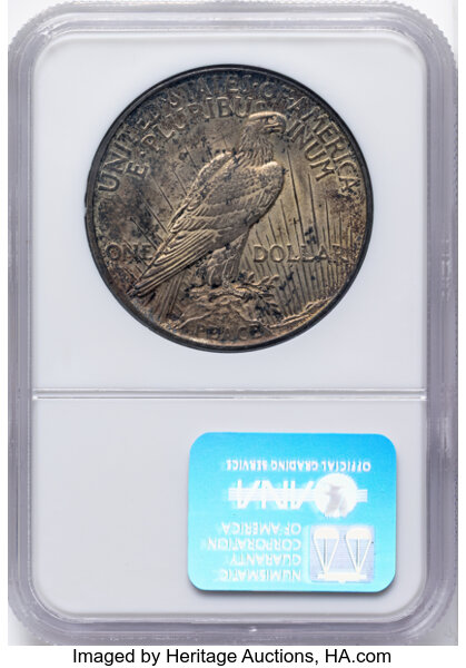 1921 $1  Peace, High Relief MS60 thumbnail 8