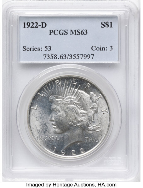 1922-D $1  Tripled Reverse, VAM-7B MS thumbnail 8