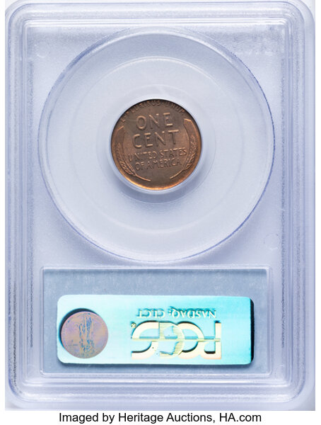 Lincoln Cent 1c Wheat Reverse, 1909-1958 MS RD [Type] OGP thumbnail 10
