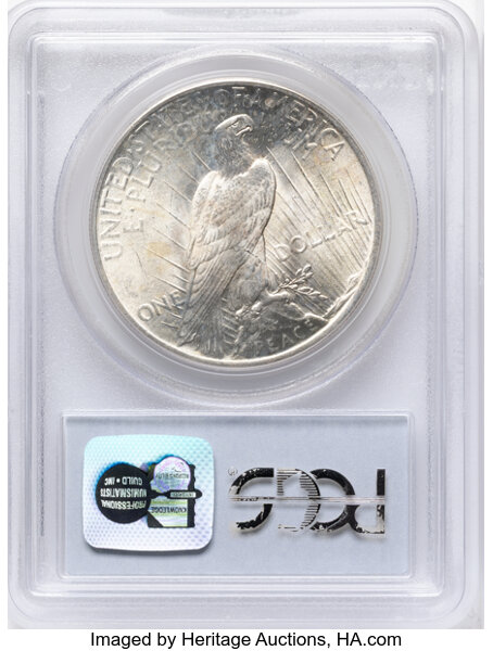 1925 $1 MS63 CAC thumbnail 6