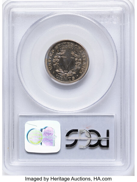 1897 5c AU53 thumbnail 17
