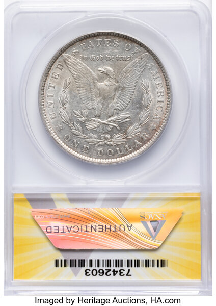 1901 $1 AU50 CAC thumbnail 4