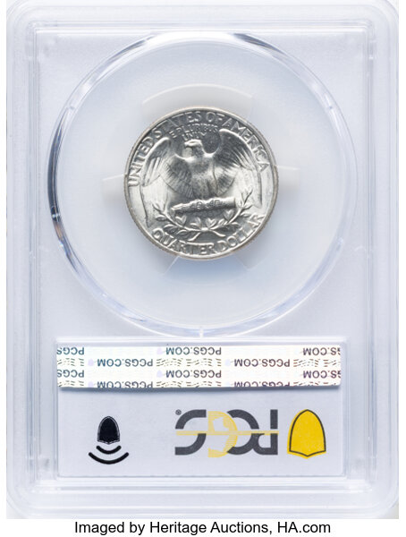 1944 25c Doubled Die Obverse, FS-101 MS thumbnail 4