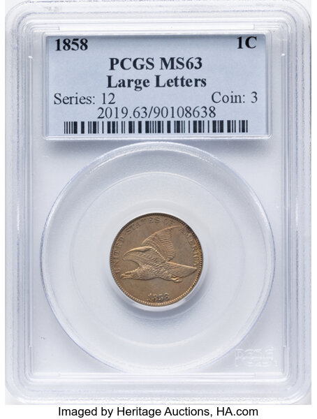 Flying Eagle Cent Set 1c 4 Coins MS thumbnail 9