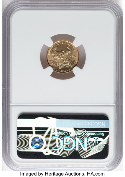 2014 $5  Gold Eagle MS70 thumbnail 2