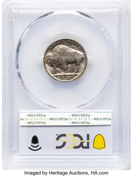 1938-D/D 5c Buffalo MS66 thumbnail 4