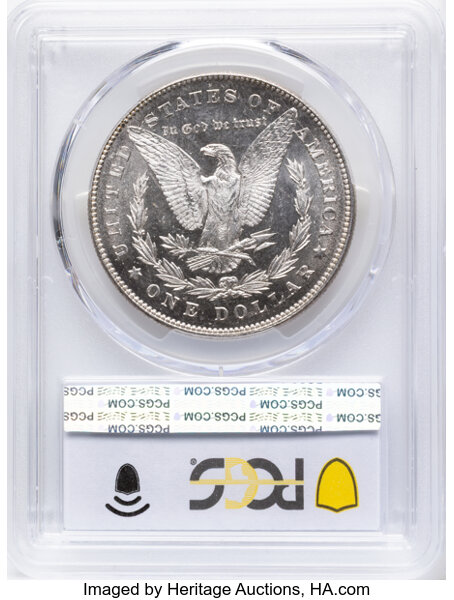 1878 7TF $1  Reverse of 1878 MS62 thumbnail 2