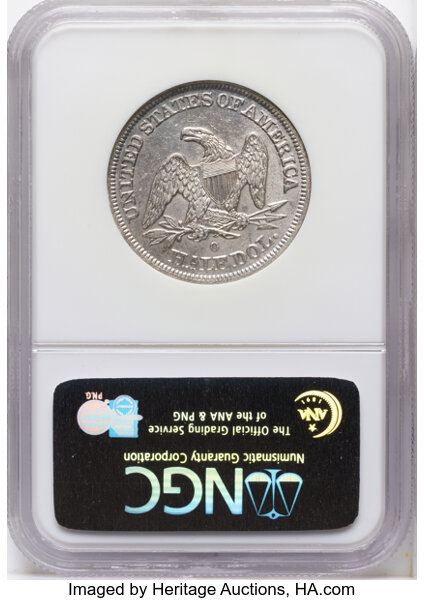 1842-O 50c Medium Date, Reverse of 1842 MS thumbnail 18