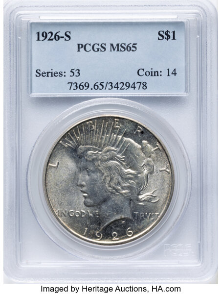 1926-S $1  Clashed E, VAM-1AF1 MS thumbnail 10