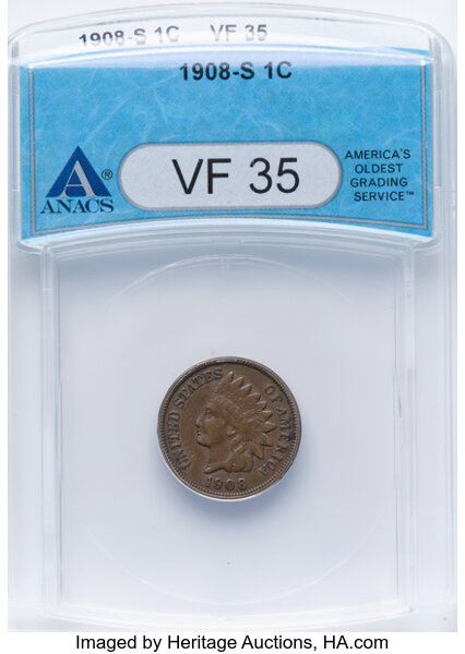 1908-S 1c MS BN thumbnail 5
