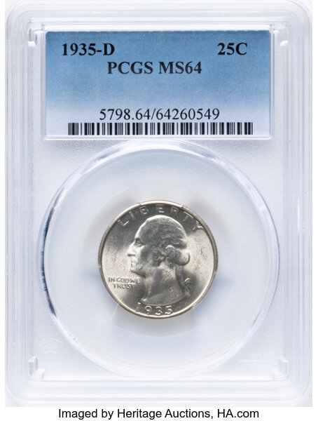 1935-D 25c MS thumbnail 3