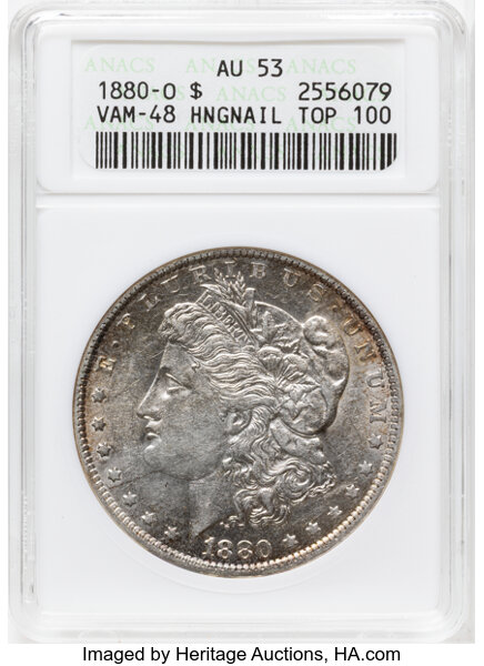 1880-O $1  Hangnail, VAM-48  MS thumbnail 3