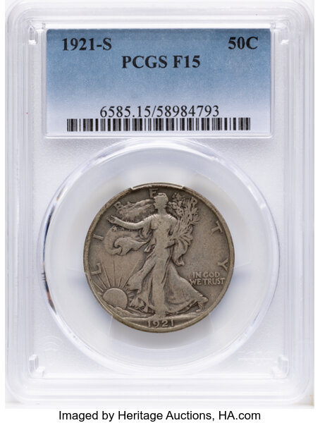 1921-S 50c MS thumbnail 2
