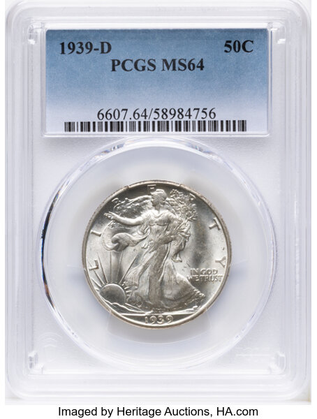 1939-D 50c MS thumbnail 3