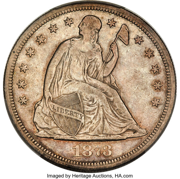 1873-CC $1  Seated Liberty MS thumbnail 2