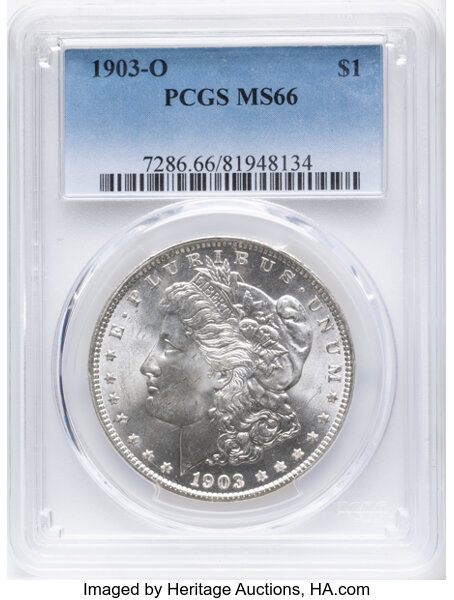 Image for 1903-O $1 MS66