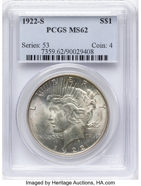 1922-S $1  Reverse Rim Cud, VAM-2X MS thumbnail 6