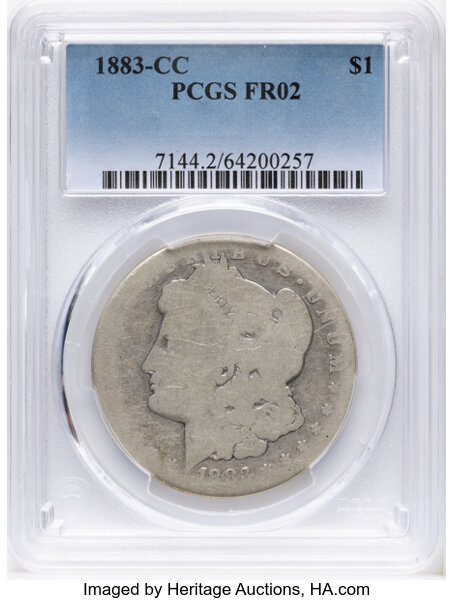 Image for 1883-CC $1 AG3