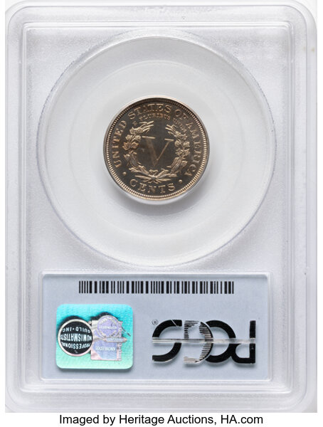 1908 5c PR66 thumbnail 2