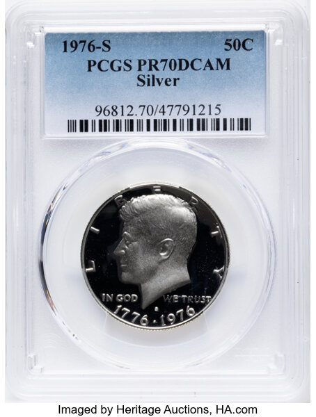 1976-S 50c Silver PR DCAM thumbnail 3
