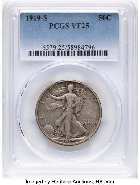 1919-S 50c MS thumbnail 3