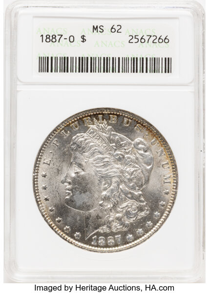 1887-O $1  Doubled Stars, Die Breaks, VAM-5B MS thumbnail 15