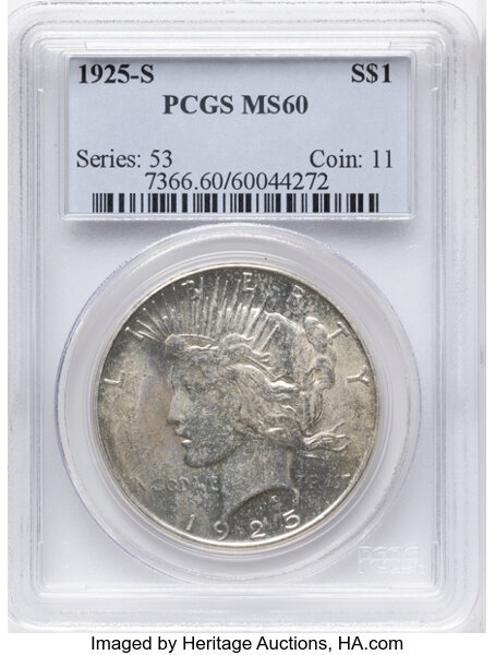 1925-S $1  Doubled Wing, VAM-3A MS thumbnail 10