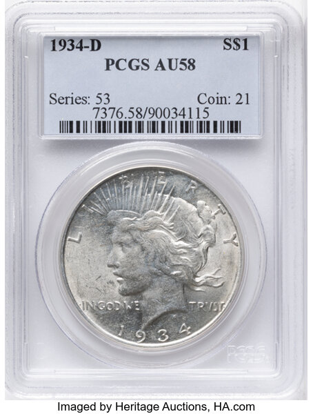 1934-D $1  MS thumbnail 9