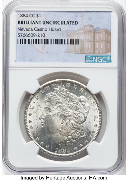1884-CC $1 AU50 thumbnail 8