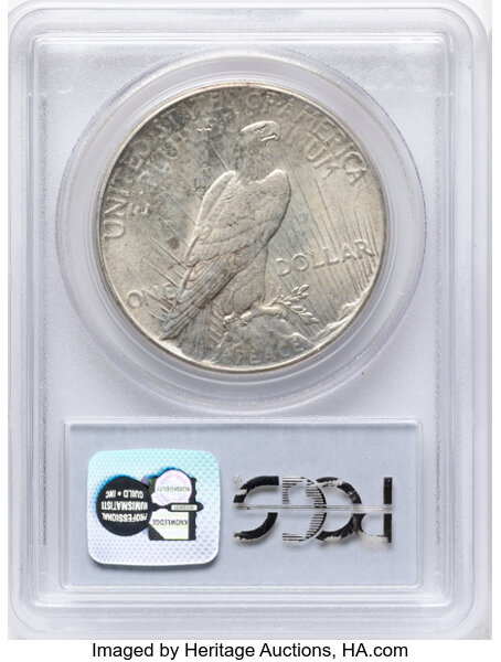 Peace Dollar $1  1921-1935 [Type] MS61 thumbnail 2