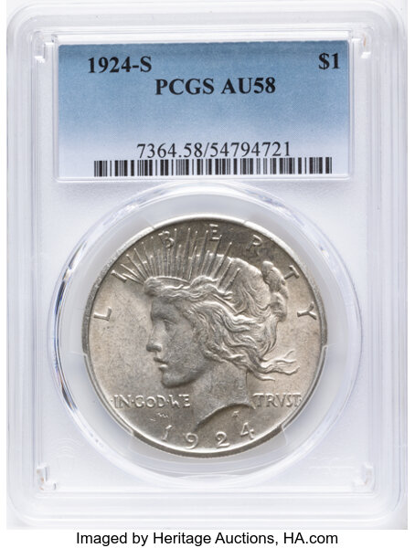 1924-S $1  Doubled Reverse, VAM-6 MS thumbnail 9