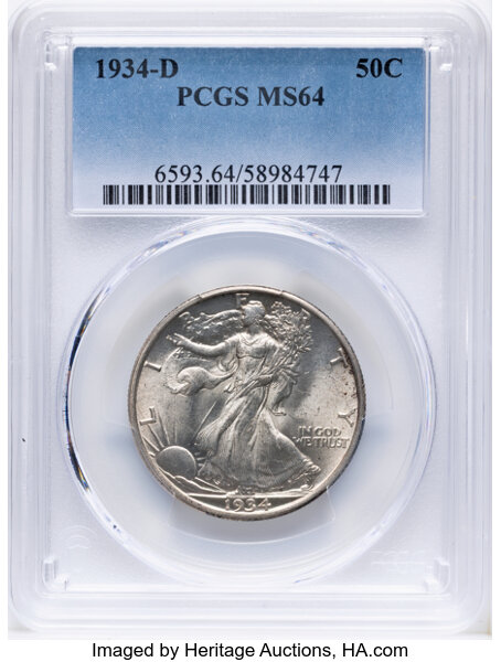 1934-D 50c MS thumbnail 3