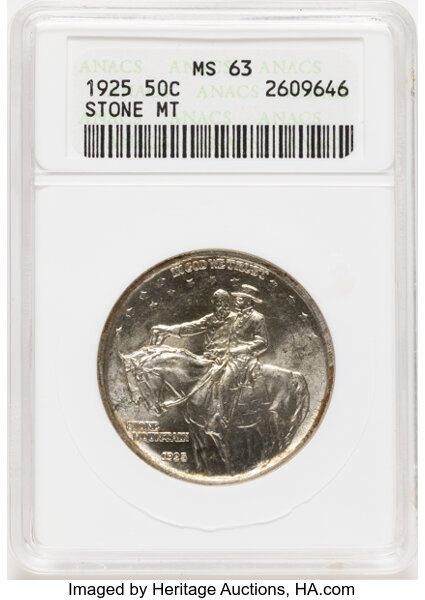 1925 50c Stone Mountain, ALA. Counterstamp MS thumbnail 6