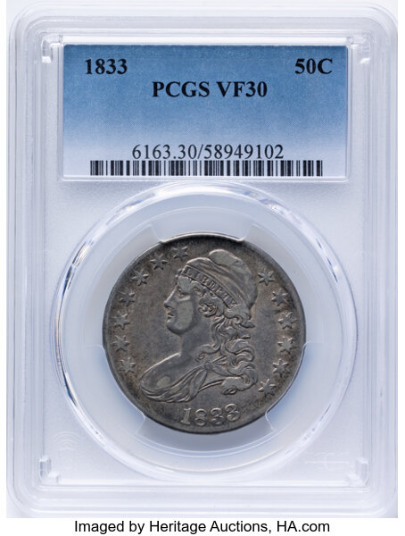 1833 50c O-114 MS thumbnail 3