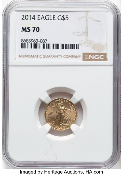 2014 $5  Gold Eagle MS thumbnail 11