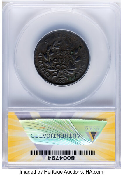 1807 1c Small Fraction, S-274  MS BN thumbnail 4