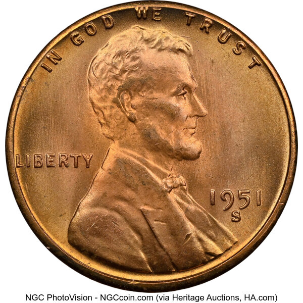 1951-S 1c MS RD thumbnail 3