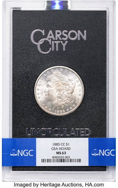 1885-CC $1  GSA Hoard, Hard package MS thumbnail 11