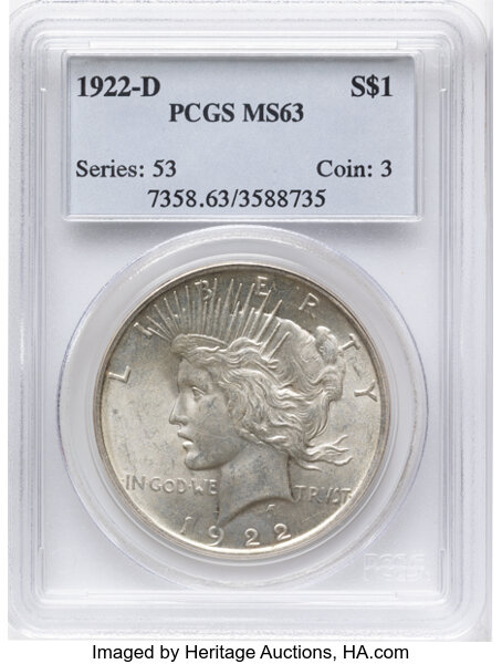 1922-D $1  Tripled Reverse, VAM-7B MS thumbnail 9