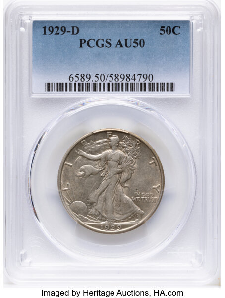 1929-D 50c MS thumbnail 3